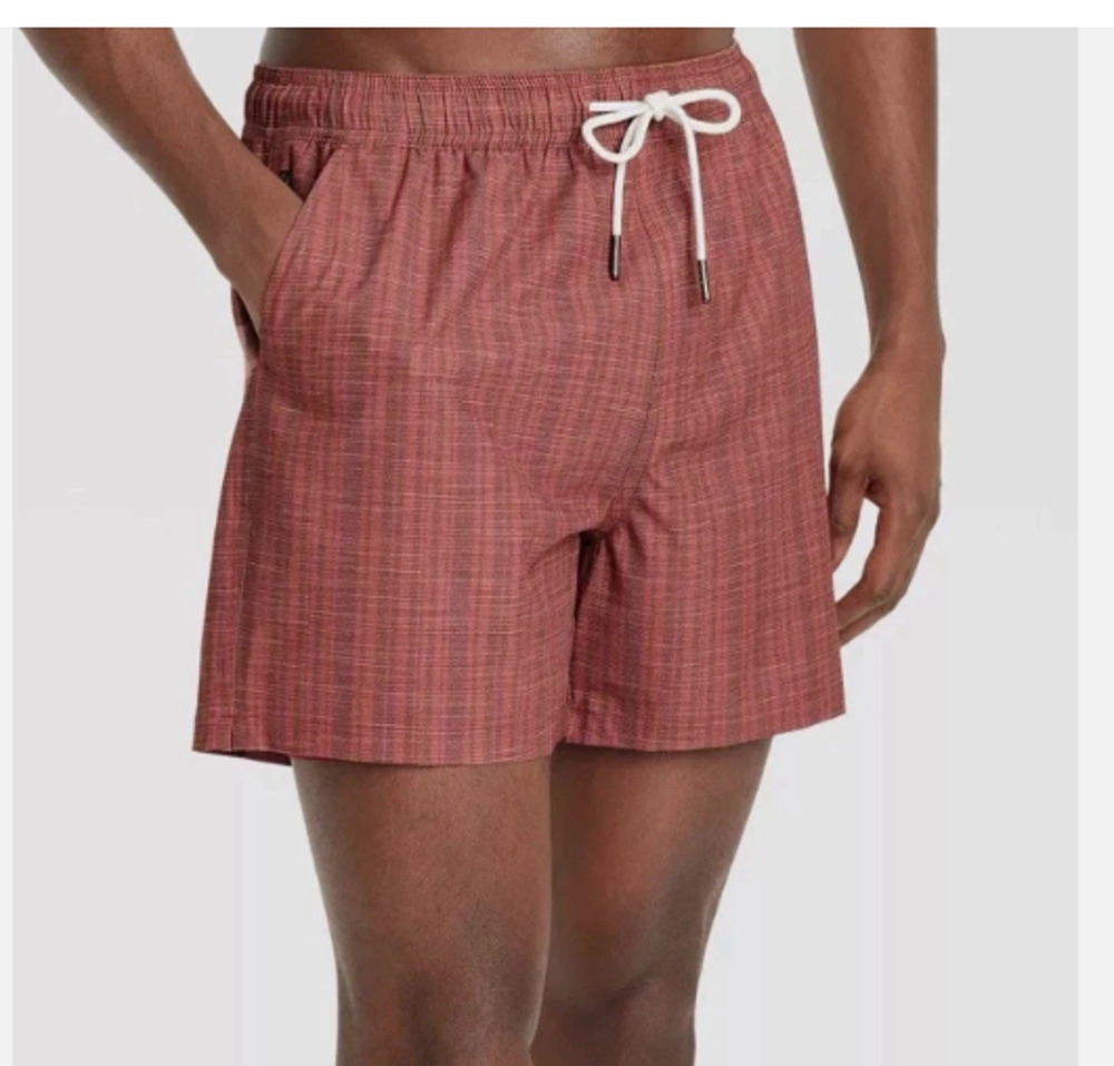Swim Shorts Sz Medium Men's 5" Inseam NWT- Goodfellow & Co